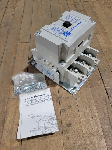 Cutler Hammer CE15NN527K, Freedom Contactor, IEC size N, 100HP, 480V, 3P, 3PH, 240 Volts, Coil, unused - Image 1