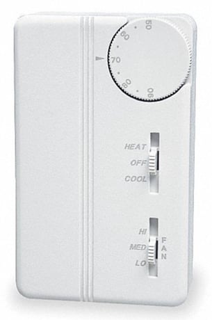TAC TA155-017 Fan Coil Thermostat TA155-017 Off-Heat-Cool - Image 1