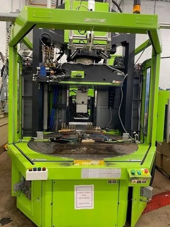 230 Ton, 14.6 oz., Engel #Insert-1060H/230-Rotary-US, vertical plastic injection molder, CC300, 2018 - Image 1
