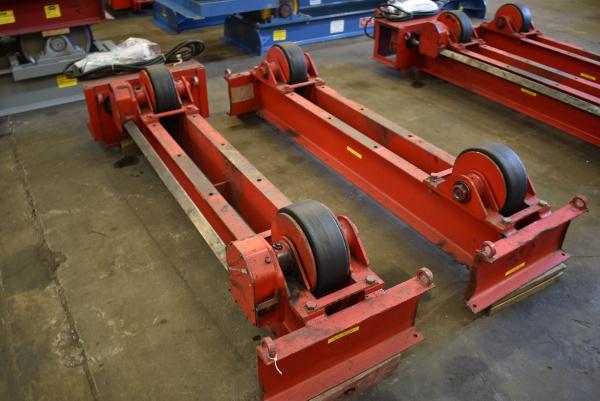10 Ton, WeldWire #WWRD-10 / WWRI-10, tank turning rolls, 20000 lb., 12" rubber tires, 6"-13' diameter range - Image 4