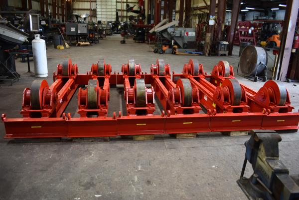200 Ton, WeldWire #WWSI-200, turning rolls, 200000 lb., idler rolls only, 5" x 20" steel wheels - Image 5