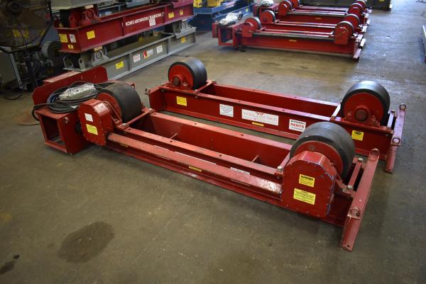 30 Ton, WeldWire #WWRD-30 / WWRI-30, tank turning rolls, 60000 lb., hand pendant controller - Image 1