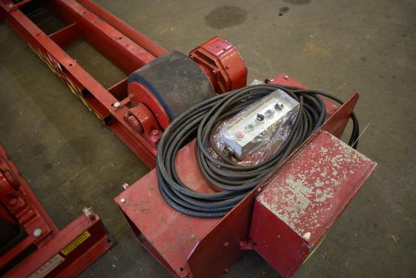 30 Ton, WeldWire #WWRD-30 / WWRI-30, tank turning rolls, 60000 lb., hand pendant controller - Image 4