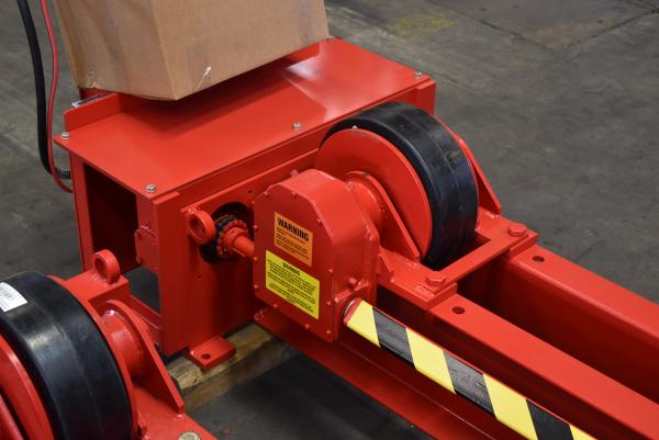 10 Ton, WeldWire #WWRD-10 / WWRI-10, tank turning rolls, 1 driver / idler, 12" rubber tires, 6"-13' diameter - Image 5