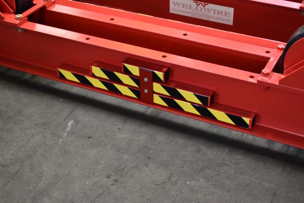 10 Ton, WeldWire #WWRD-10 / WWRI-10, tank turning rolls, 1 driver / idler, 12" rubber tires, 6"-13' diameter - Image 7