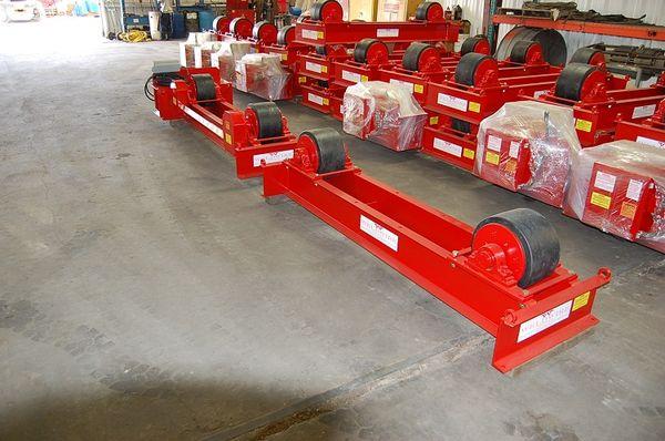 30 Ton, Weldwire #WWRD-30, tank turning rolls, 30000 lb., 15" diameter rubber tires, hand pendant controller - Image 5