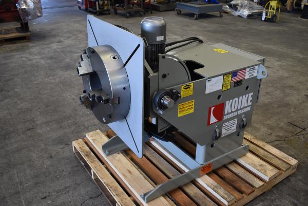 3000 lb. Koike Aronson #MD30, welding positioners, 30" x 30" table w/ T-slots, w/ Profax WPC-20 chuck, 3-jaw - Image 3