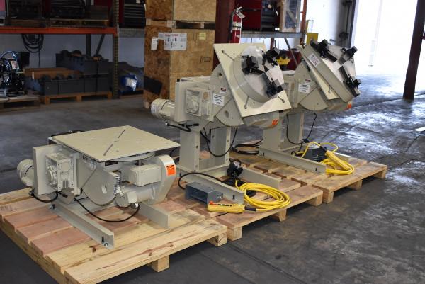 1500 lb. Pandjiris #15-4AB, welding positioners, 24" x 24" table, variable speed, 4" COG, hand pendant - Image 2