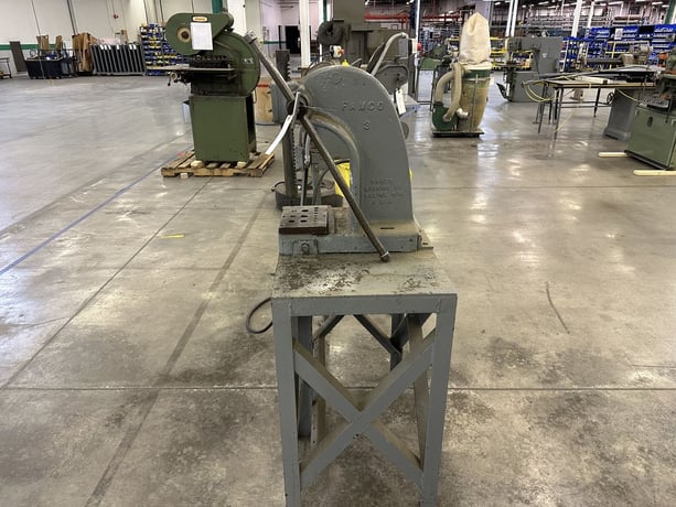 3 Ton, Famco #3, arbor press with steel stand - Image 2