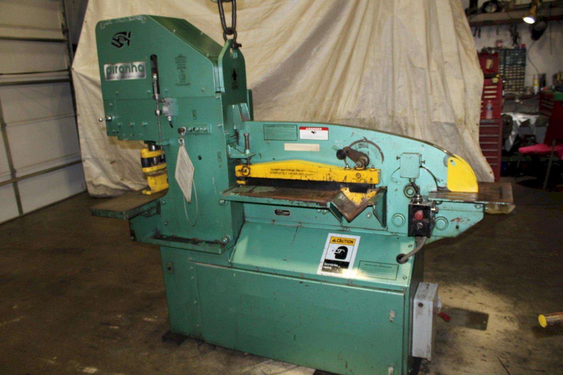 5" x 5" x 3/8" Piranha #PII-65, ironworker, 65 ton - Image 2