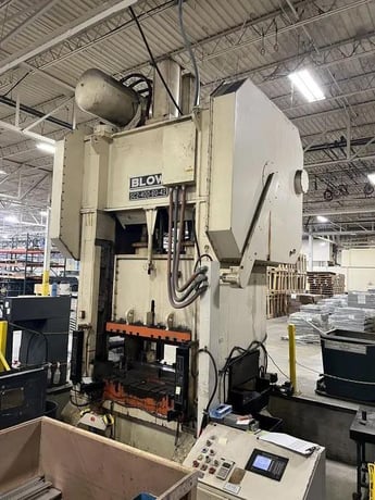400 Ton, Blow #SC2-400-60-42, straight side double crank, 14" stroke, 24" Shut Height, 14" adj., 60" x42" - Image 5