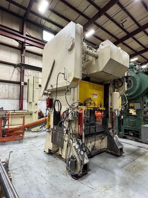 300 Ton, Blow #SC2-300-60-42, straight side double crank, 8" stroke, 26" Shut Height, 8" adj., 30-60 SPM, 60" - Image 5