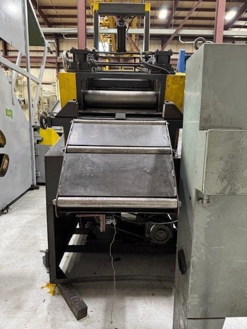 15000 lb. Coe Press Equipment #CPR-PO-15024/CPPS-350, reel & straightener, 24" x .187" stock, 72" outside - Image 7
