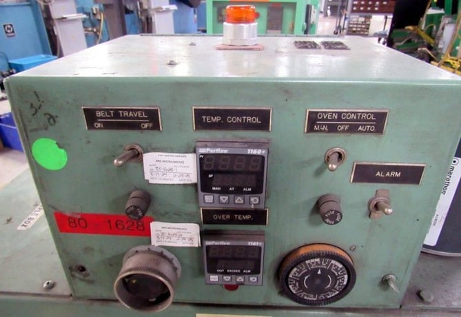 6" width x 2.5" H x 48" D JN Machinery, continuous temper furnace, 930°F - Image 3