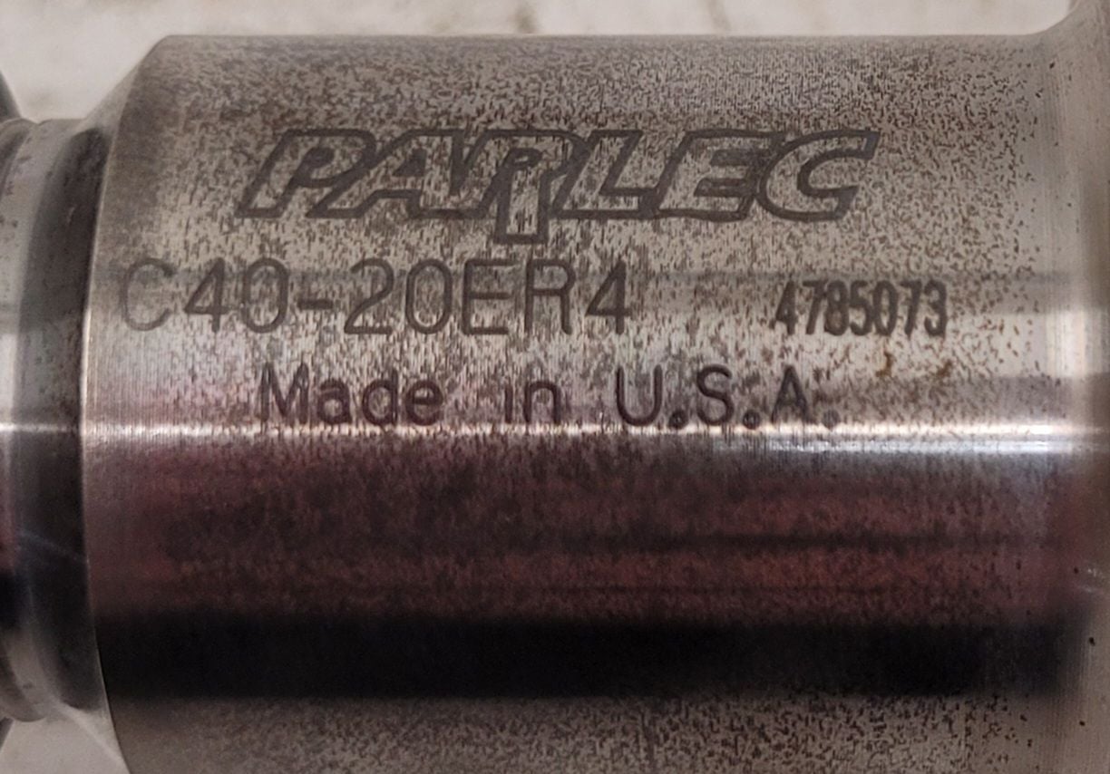 Parlec C40-20ER4 CAT40 Collet Chuck - Image 3
