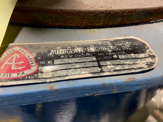 Autoclave Engineers, approx 7 gallon Stainless steel autoclave reactor, 2000 psi @ 650°F, 1981 - Image 8