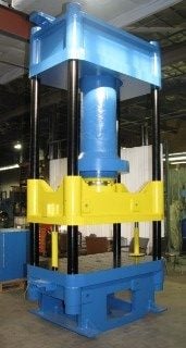 300 Ton, 56" x 44", down-act, 4-post, 66" daylight, 48" stroke, 36" work hght, 5" posts, 16" bore cyl, #2248 - Image 1