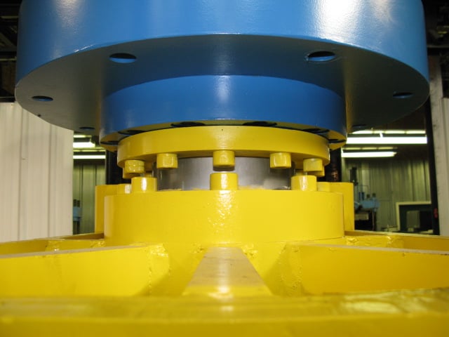 300 Ton, 56" x 44", down-act, 4-post, 66" daylight, 48" stroke, 36" work hght, 5" posts, 16" bore cyl, #2248 - Image 3