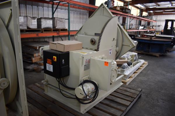 6000 lb. Pandjiris #60-12AB, welding positioners, 12" COG, 48" x 48" table, variable speed rotation, powered - Image 3
