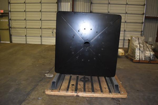 10000 lb. Preston #PA100-HD, welding positioners, 54" x 54" table w/ center thru hole, variable speed - Image 2