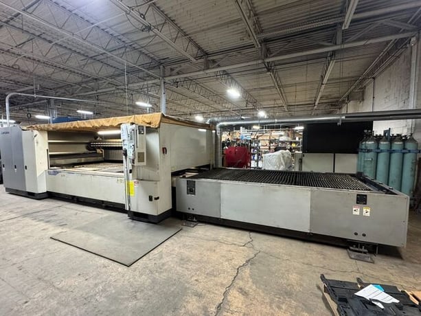 Mitsubishi #ML3015LVP, CNC laser, 3500 watt, precision rack & pinion, direct drive, 122.05"X, 61.02"Y - Image 2