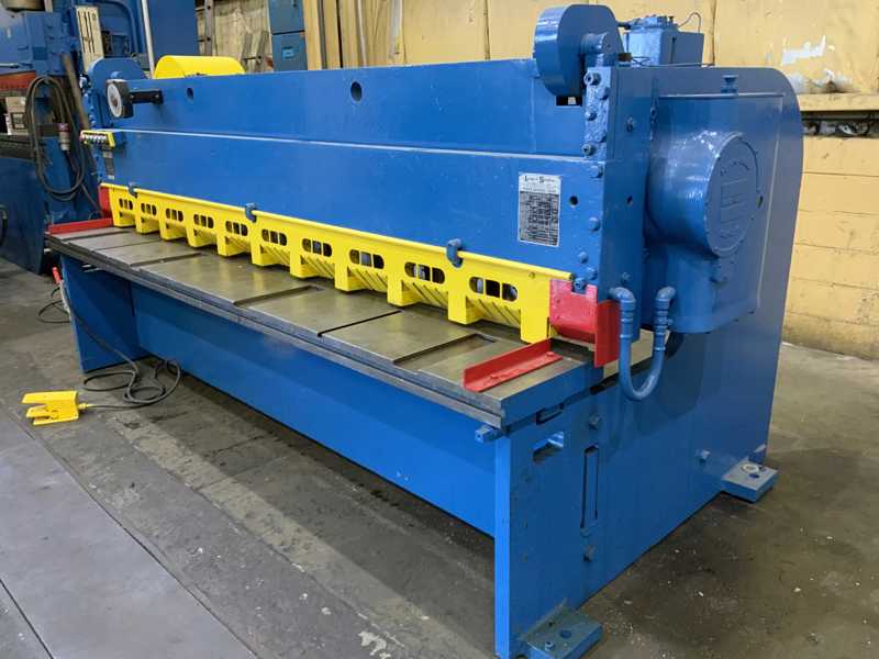 1/4" x 10' Lodge & Shipley #0410, power squaring shear, 36" front operated power back gauge, air clutch, 11 - Image 2