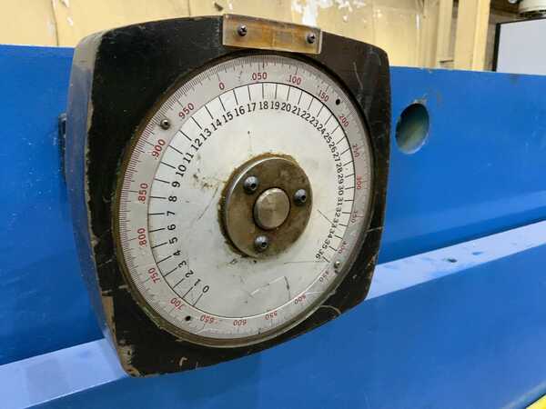 1/4" x 10' Lodge & Shipley #0410, power squaring shear, 36" front operated power back gauge, air clutch, 11 - Image 6