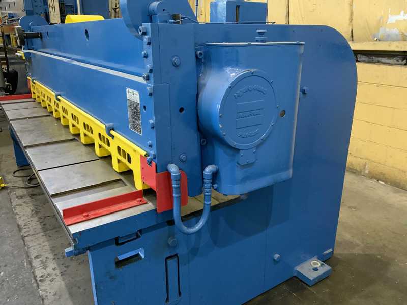1/4" x 10' Lodge & Shipley #0410, power squaring shear, 36" front operated power back gauge, air clutch, 11 - Image 7