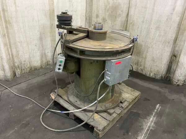 2" Pedrick #A7, heavy duty pipe bender, 36" table, 3" spindle diameter, 5 HP - Image 1