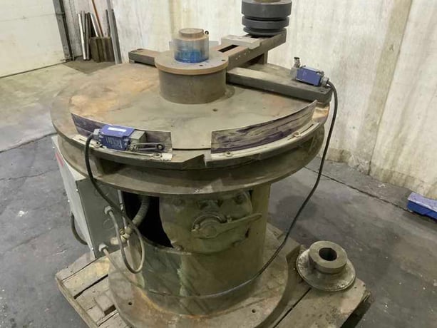 2" Pedrick #A7, heavy duty pipe bender, 36" table, 3" spindle diameter, 5 HP - Image 3