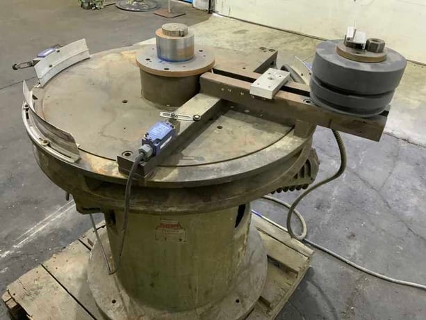 2" Pedrick #A7, heavy duty pipe bender, 36" table, 3" spindle diameter, 5 HP - Image 4