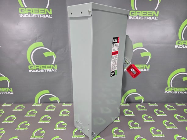 100 Amp. ABB / General Electric, TH3363R, fusible safety disconnect switch, 3 pole, 600 VAC, Nema 3R, new - Image 9