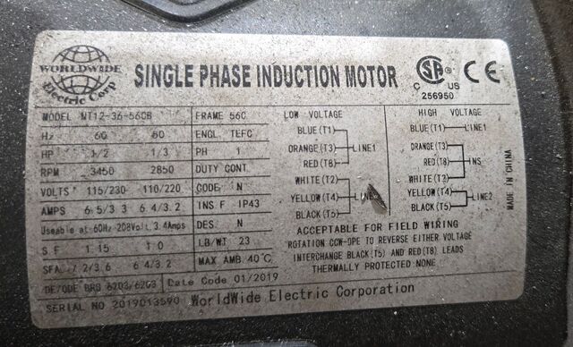 Custom dual saw blade metal finishing machine, dual 1/2 HP motors - Image 8
