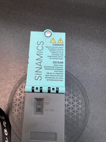 Siemens #6SL3120-1TE22-4AD0, Sinamics S120 motor module 24A, 400 Volts - Image 6