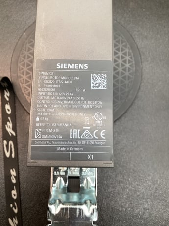 Siemens #6SL3120-1TE22-4AD0, Sinamics S120 motor module 24A, 400 Volts - Image 7