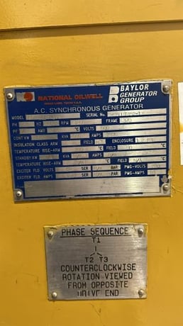 1750 KW, 1800 RPM, Baylor S437UUT-579, 600 Volts - Image 5