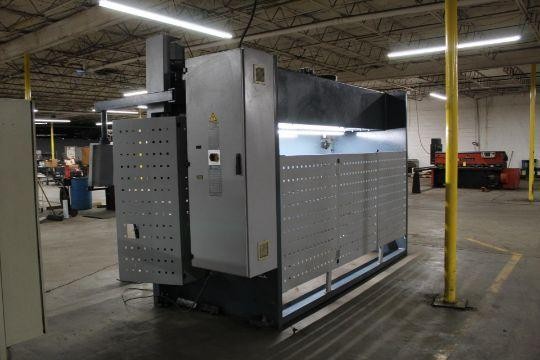 176 Ton, Durma Synchro-Hydraulic Press Brake #E37160, 12' overall - Image 3