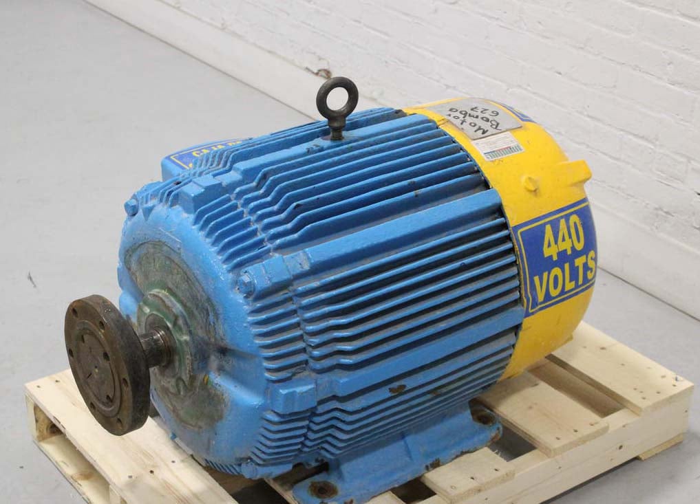 100 HP 3568 RPM Westinghouse HTCCVE, Frame 444TS, TEFC, continuous duty, 1.15 service factor, 460 Volts - Image 2