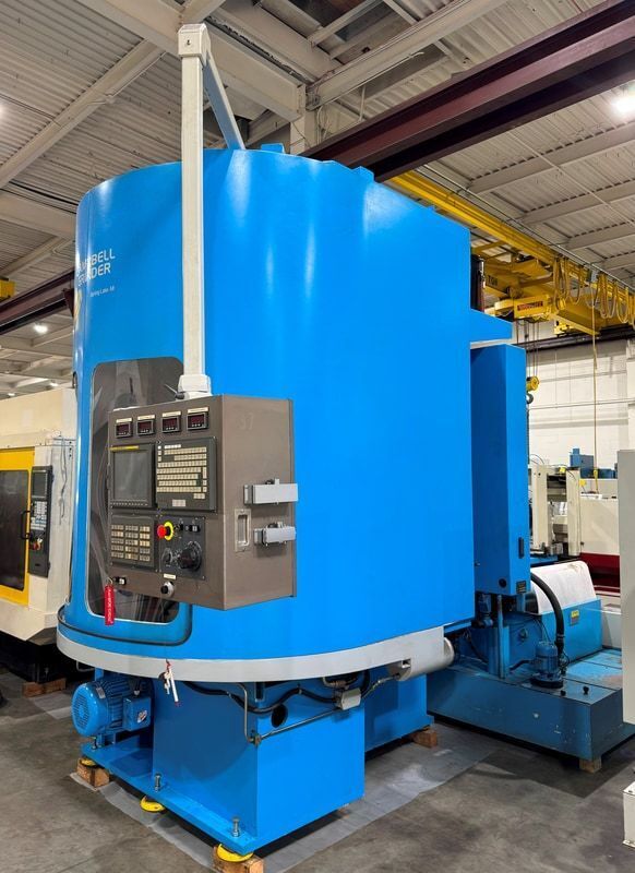 Campbell #750, Fanuc 160iM, 30" table, 30 HP, 7200 RPM, spindle swivel, rotary dress, 2008 - Image 8