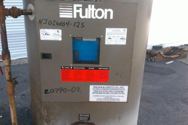 Fulton #FB-025-A, Gas Fired Boiler, 863# per hr., 150 PSI Steam - Image 3