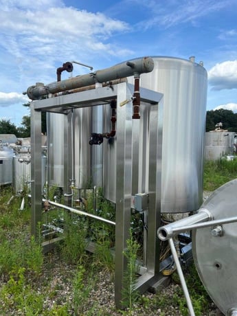 Sani-Matic, CIP System Skid, 600 gallon and 300 gallon Stainless Steel Tank, 150 PSI @ 375&deg;F Shell and Tube - Image 7