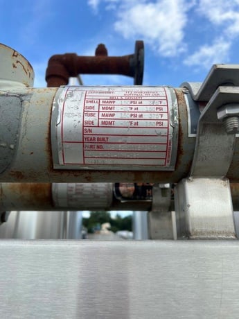 Sani-Matic, CIP System Skid, 600 gallon and 300 gallon Stainless Steel Tank, 150 PSI @ 375&deg;F Shell and Tube - Image 9
