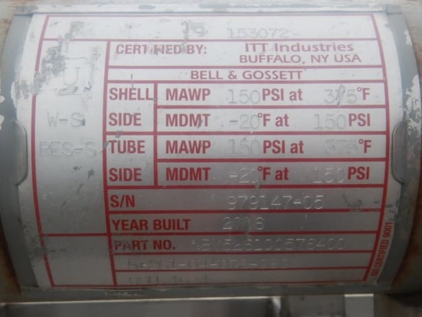 Sani-Matic, CIP System Skid, 600 gallon and 300 gallon Stainless Steel Tank, 150 PSI @ 375&deg;F Shell and Tube - Image 10
