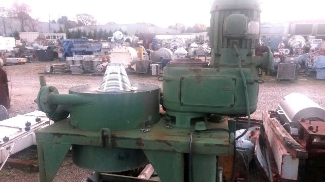 Dorr Oliver #C180, Mercone Type Centrifuge, Stainless Steel, 3 HP, 220/440 V, 3470 RPM - Image 1