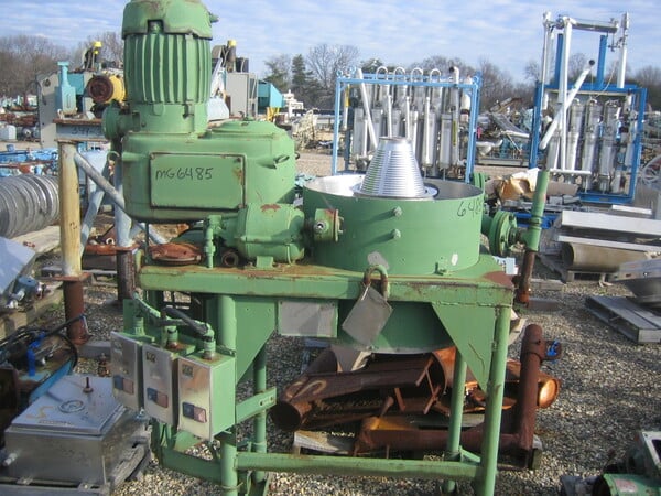 Dorr Oliver #C180, Mercone Type Centrifuge, Stainless Steel, 3 HP, 220/440 V, 3470 RPM - Image 6