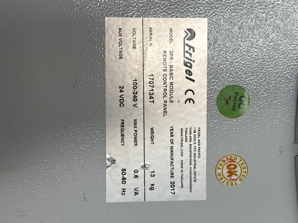 170 Ton, Frigel #EFX-300-SC, Air-Cooled Process Chilling System, 300 kW, 2017 - Image 7