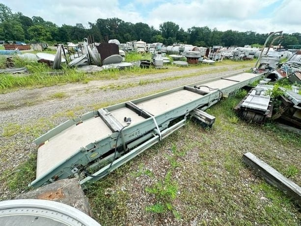 24" wide x 15' long, Hytrol, Flat Belt Conveyor, 30" width trough, 73" H discharge, 2 HP, 230/460 V - Image 5