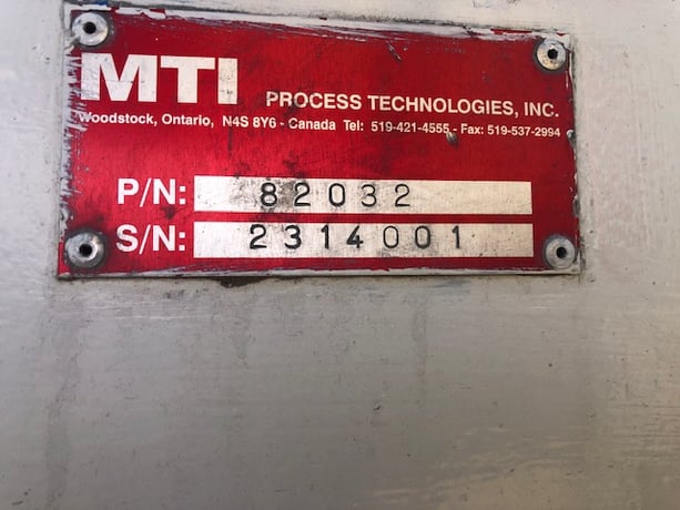 30" wide x 12' long, MTI, Cooling Belt, 2 HP, 330/575 V - Image 6