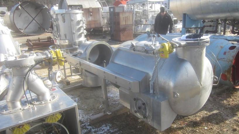 Glatt #WST30UD, Sanitary Fluid Bed Dryer, 60000 kcal/hr. Heating, 6 bar, 18.5 kW Motor, 220 V - Image 3