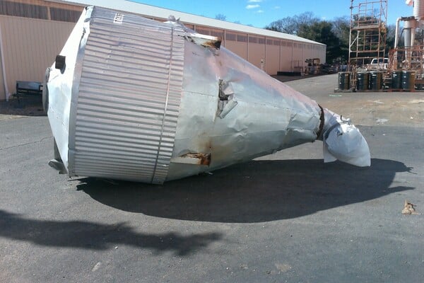 Bowen, Stainless Steel Spray Dryer, 84" diameter x 50" straight side, 100" Cone Bottom - Image 10